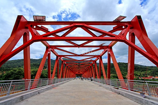 สะพานปากลาย สะพานข้ามแม่น้ำโขงภายในประเทศลาวลำดับที่ 5